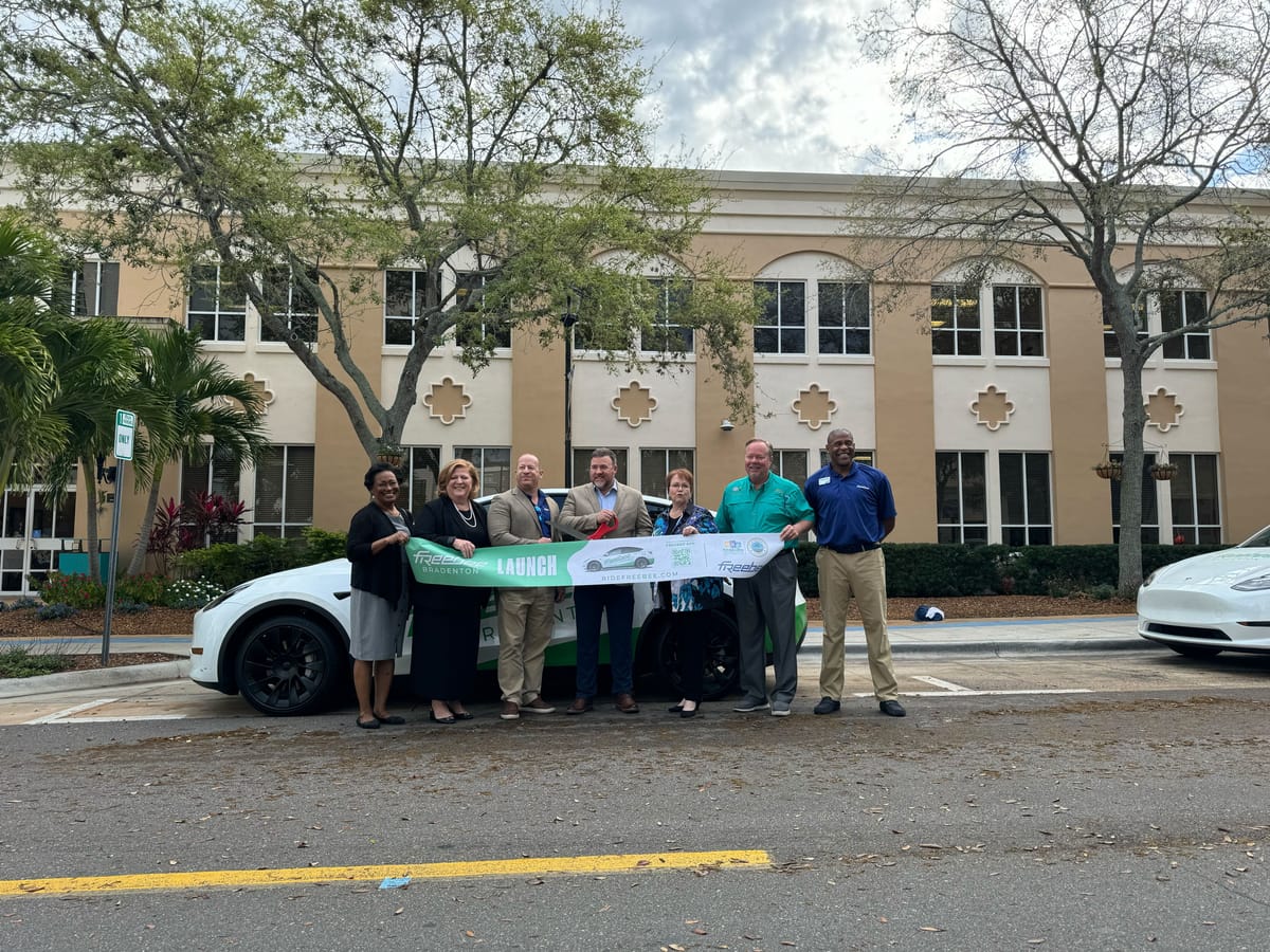 Freebee Debuts in Bradenton: Eco-Friendly Rides Now Available Downtown