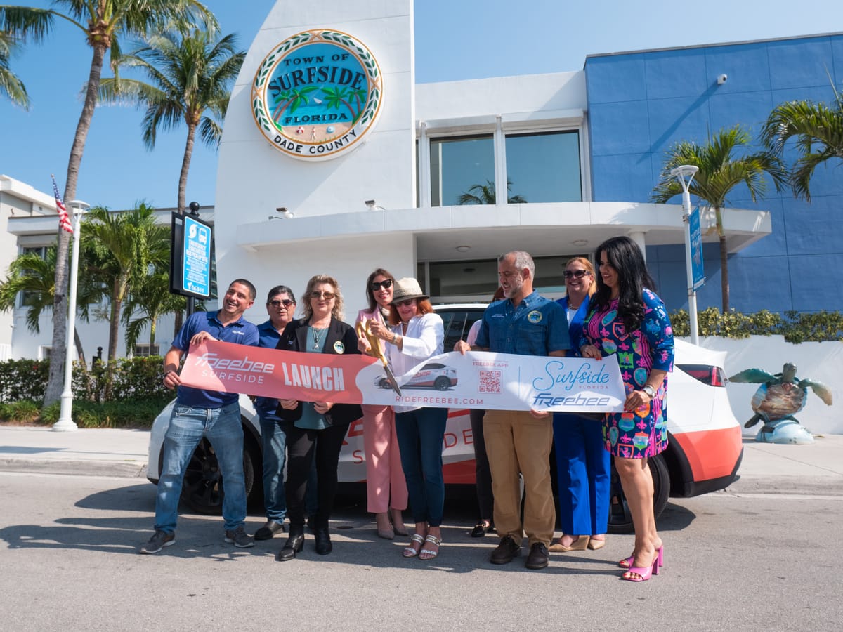 Freebee Arrives in Surfside: Convenient, Free, On-Demand Rides Launch