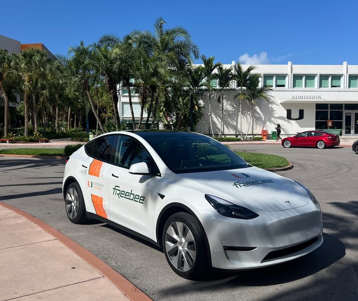 Freebee Launches New Late-Night Ride Service at the University of Miami
