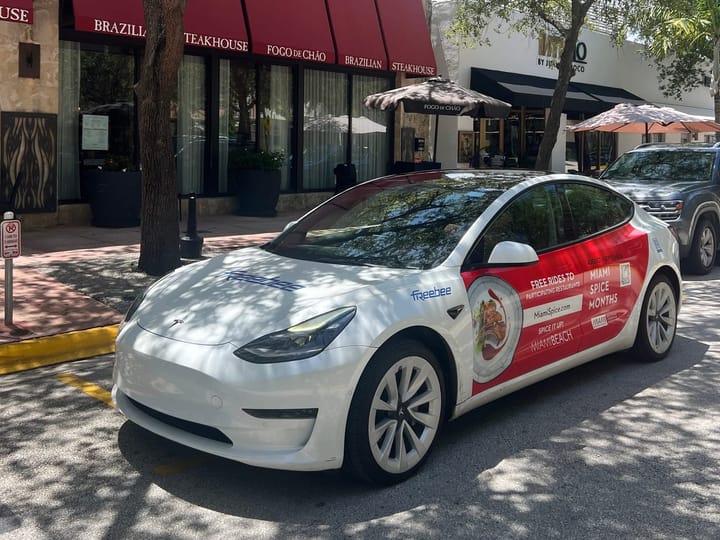 Freebee Partners with GMCVB and City of Miami Beach to Offer Free Rides During Miami Spice
